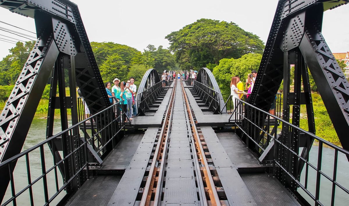 Death Railway Bridge at River Kwai Kanchanaburi