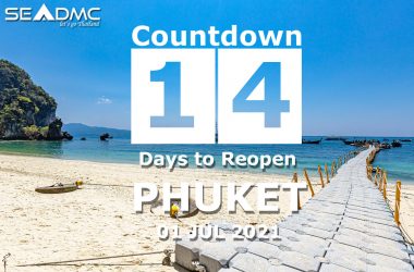 14 Days countdown to Phuket reopening day 01 Jul 2021