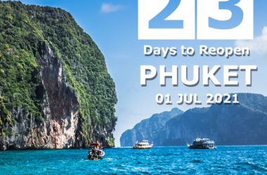 23 Days countdown to Phuket reopening day 01 Jul 2021