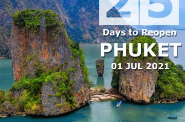 25 Days countdown to Phuket reopening day 01 Jul 2021