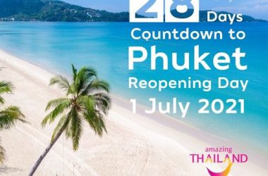 28 Days countdown to Phuket reopening day 01 Jul 2021