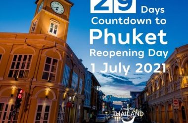 29 Days countdown to Phuket reopening day 01 Jul 2021